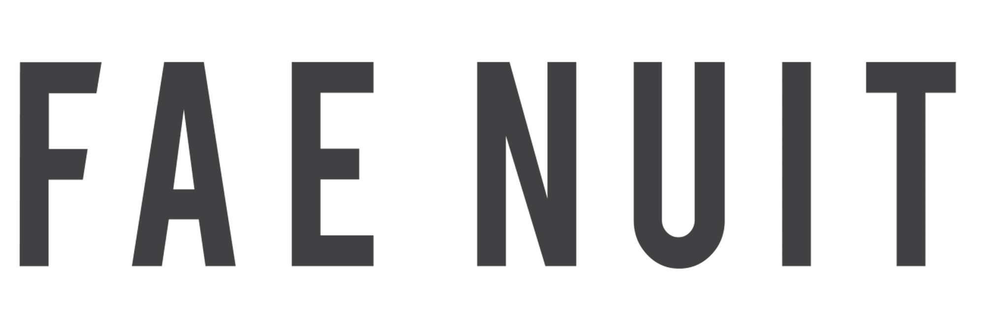 Logo Dark Grey of Fae Nuit Studio