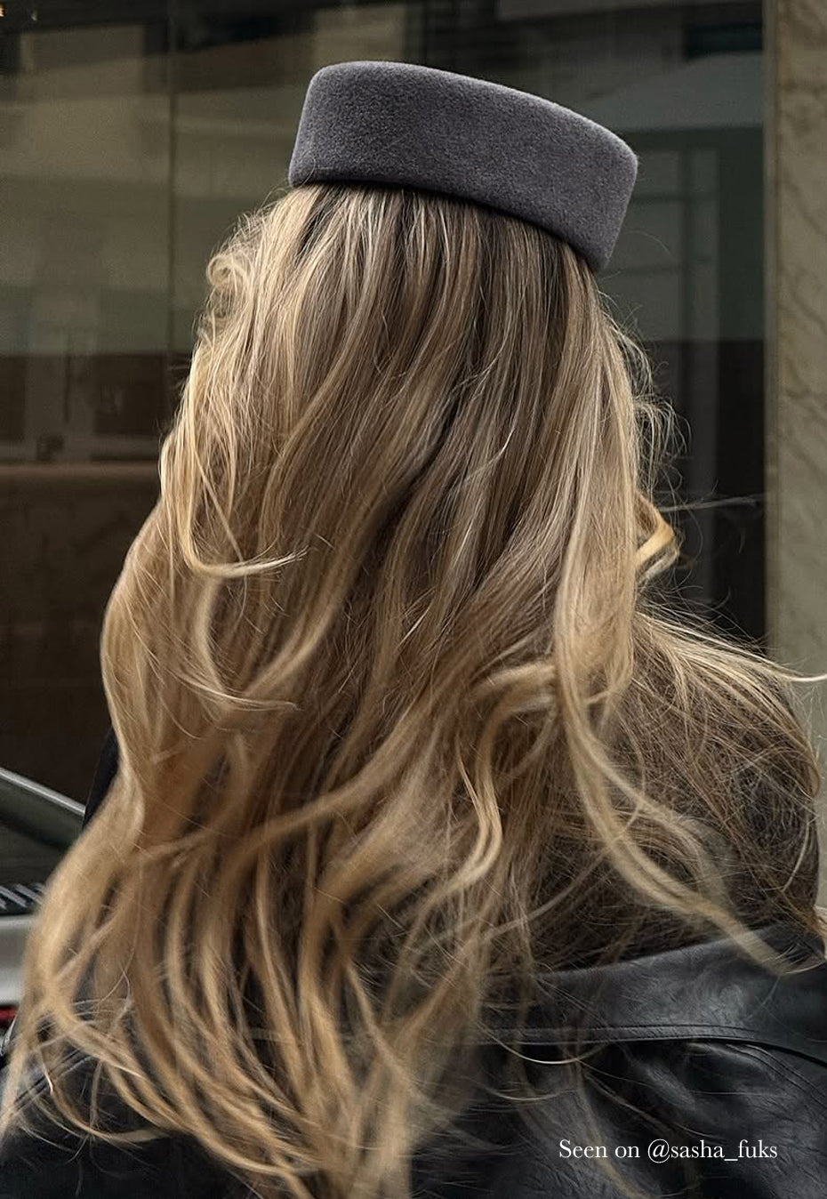 The Classic Wool Oriana Pillbox Hat of Fae Nuit Studio worn and styled by Sasha Fuks